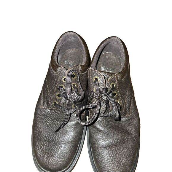Dr Martens Ashfeld Shoes Mens 9 Brown Pebbled Leather Oxfords Casual Business - Picture 2 of 14